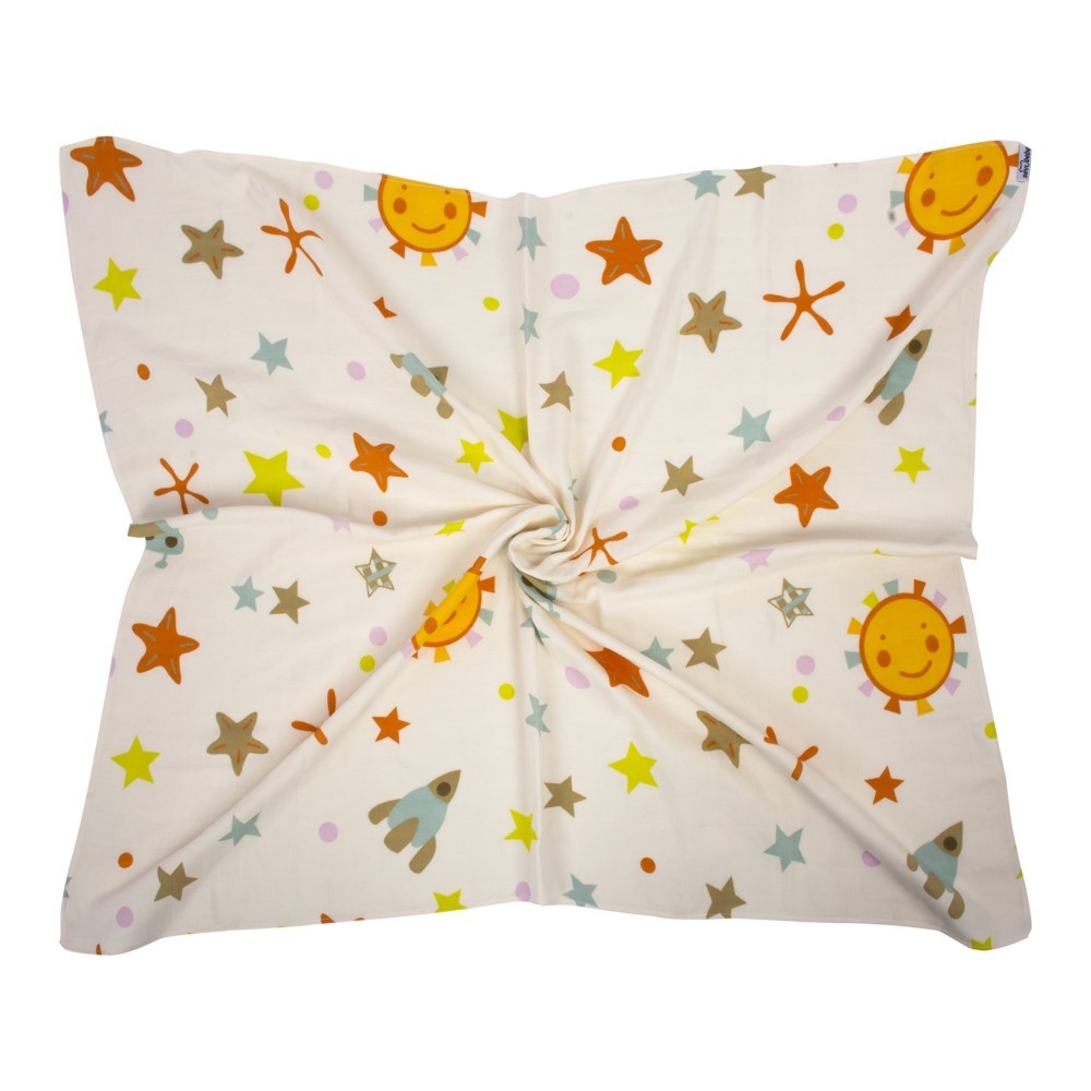 Scutec Muselina SeviBebe 100x100 cm Bumbac Organic - imagine 4