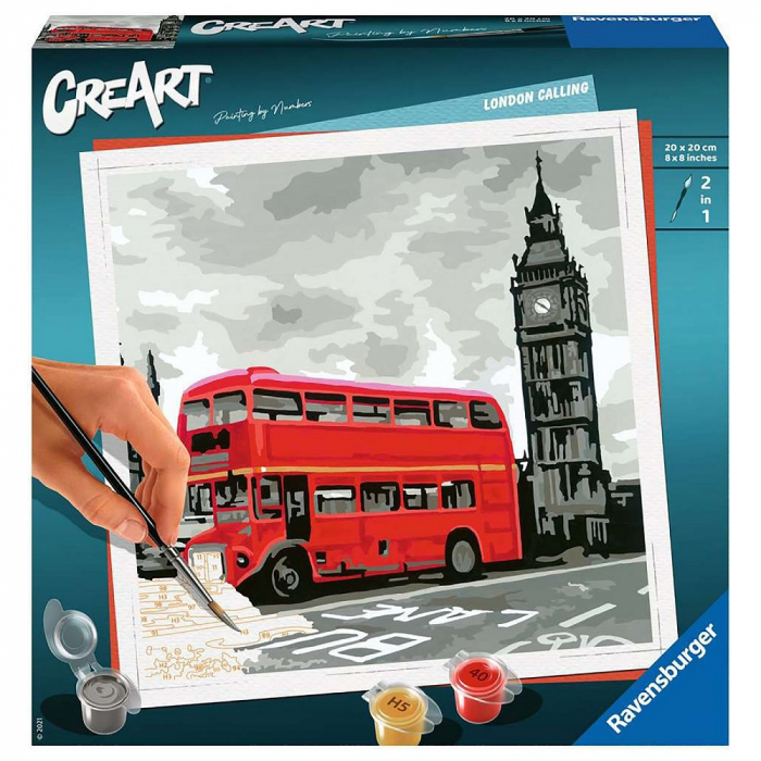 Pictura pe Numere Ravensburger Londra | Creativitate
