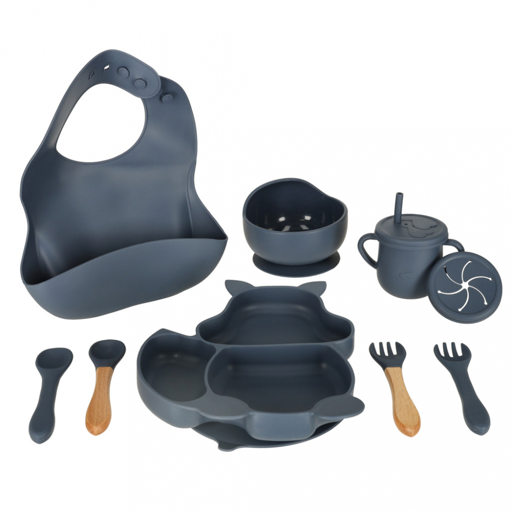 Set Diversificare 9 piese Ikonka Silicon Dark Blue - imagine 3