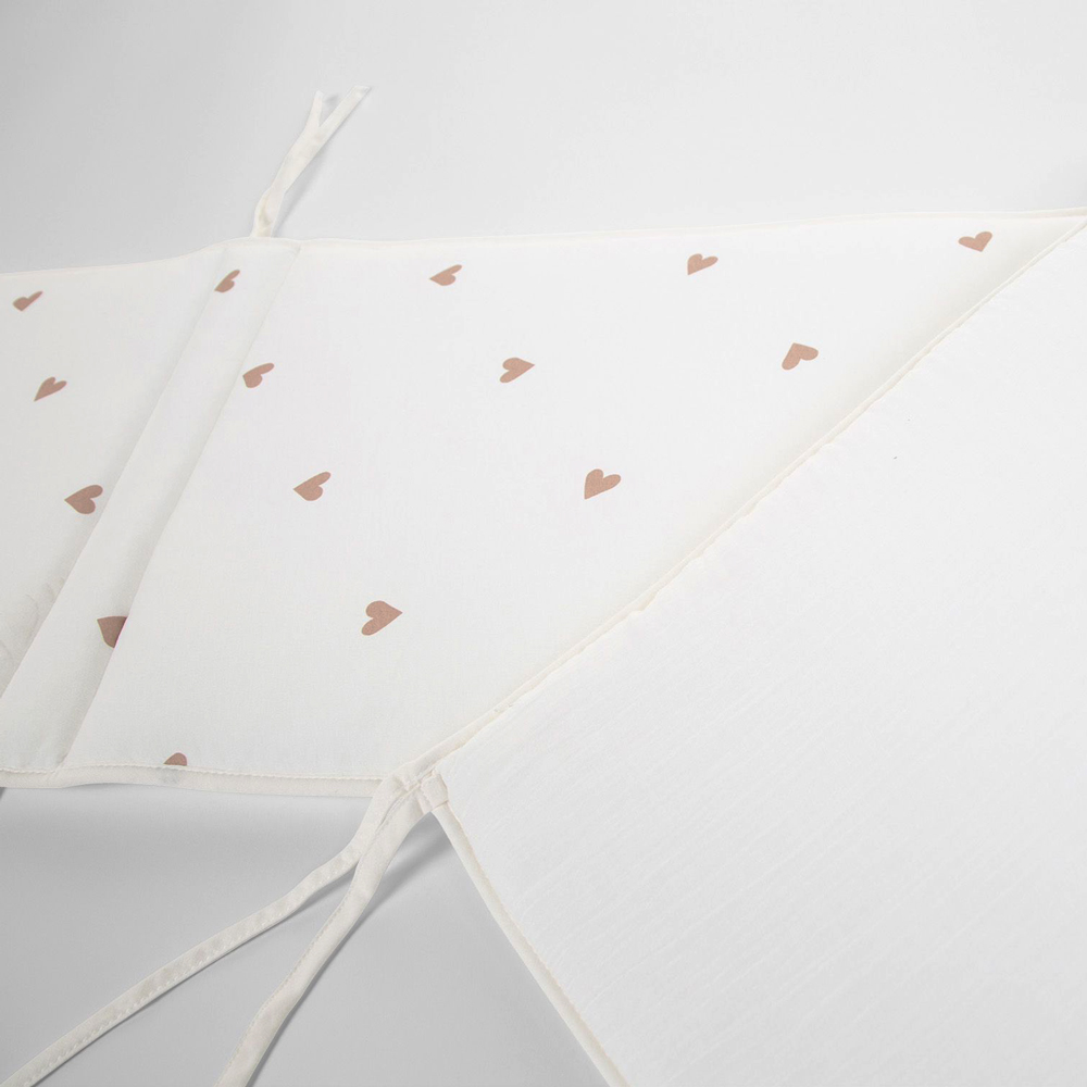 Protecție Patut Childhome Jerse Muselina, 35x170 cm - imagine 2