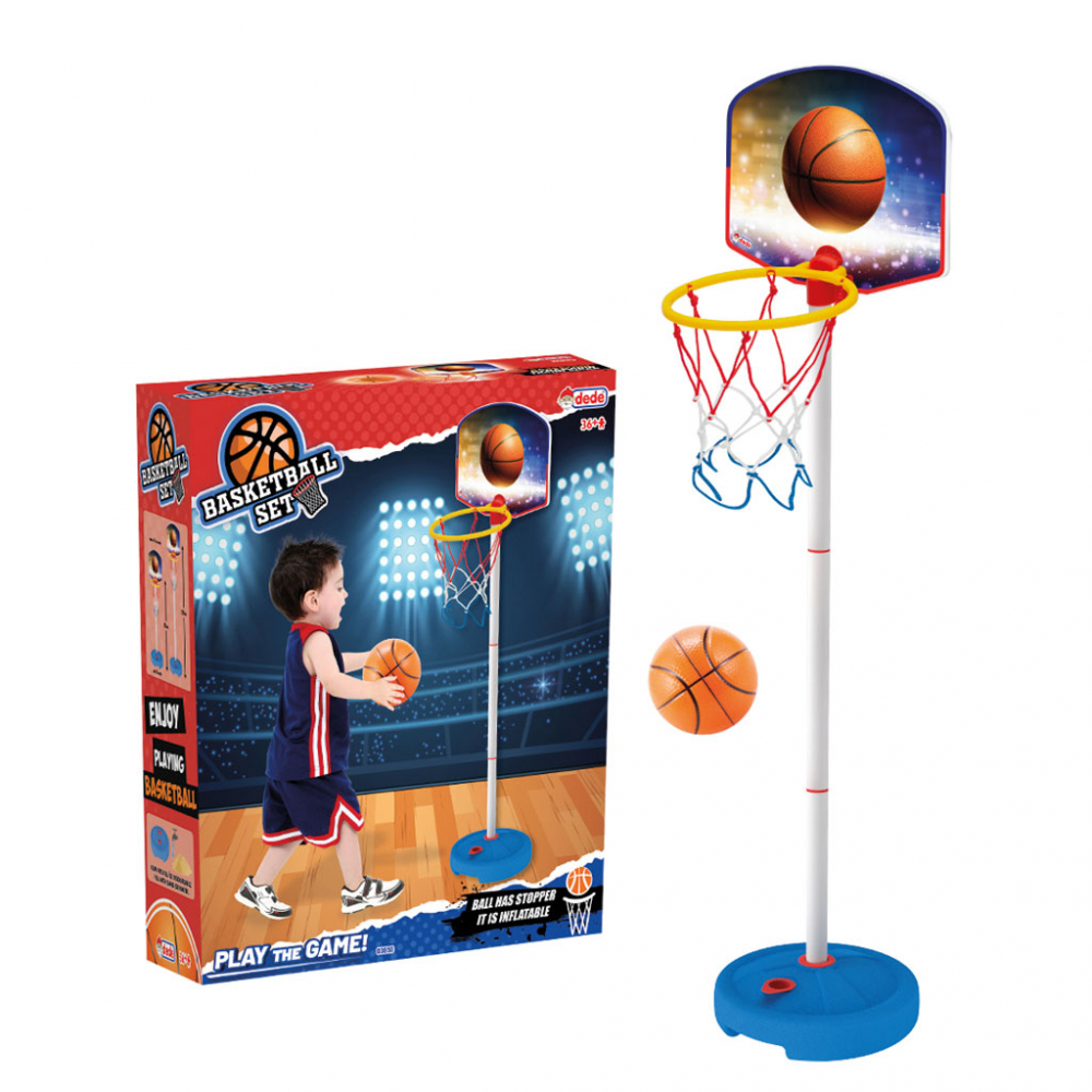 Cos Basket Dede Reglabil cu Baza si Mingie - imagine 4