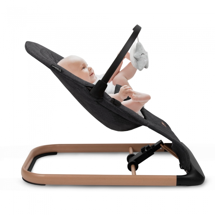 Balansoar Kidwell Laro Wooden Black Sigur și Confortabil - imagine 9