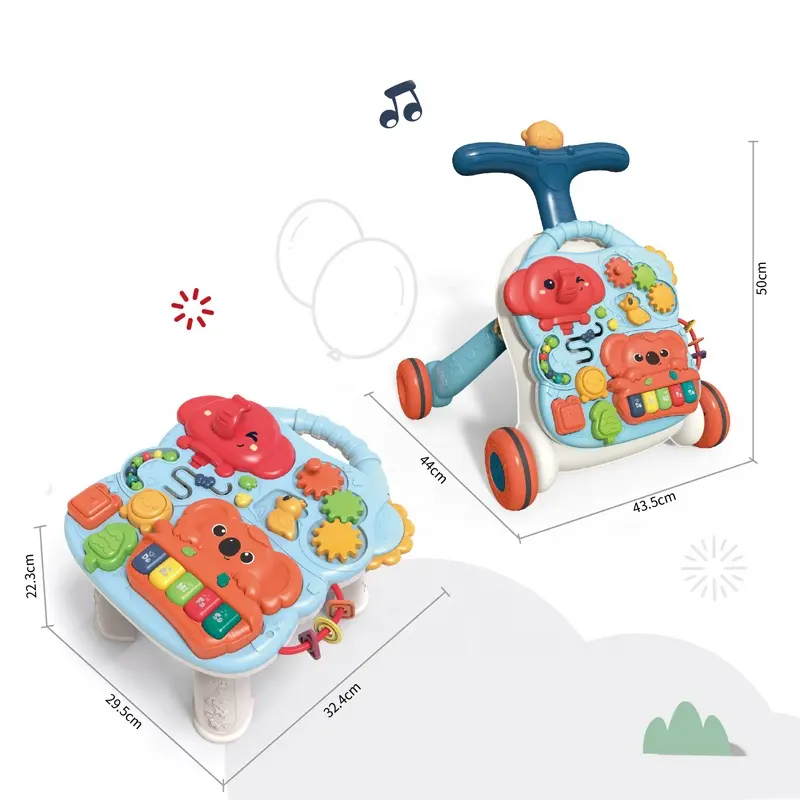 Antepremergator 2 în 1 Multicolor Malplay - imagine 2