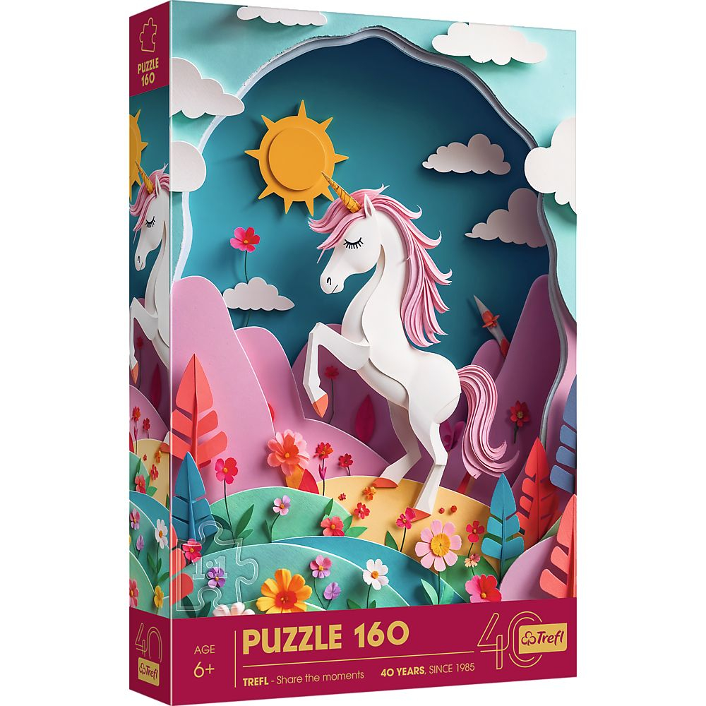 Puzzle Trefl Unicorn 160 piese - Joc creativ