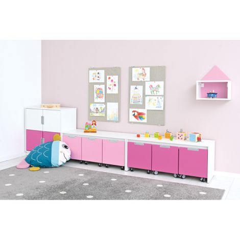 Dulap-bancuta Quadro alb Moje Bambino | 426.9RON - imagine 7