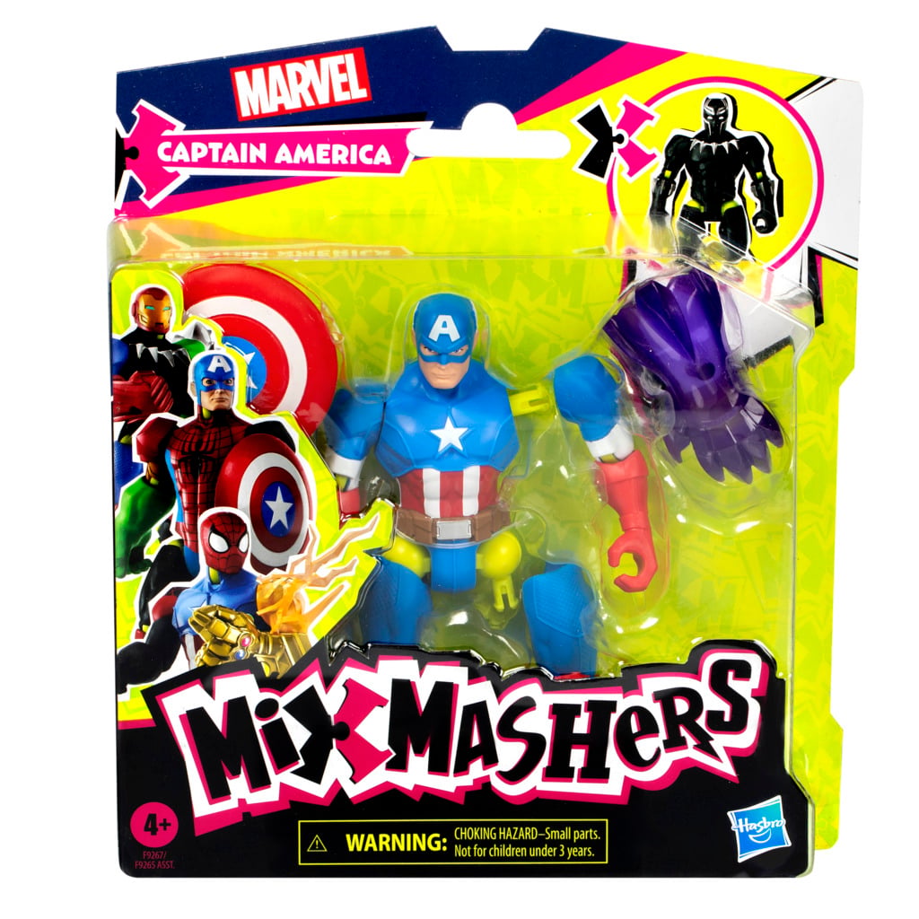 Figurina Marvel Mixmashers Captain America 12 cm
