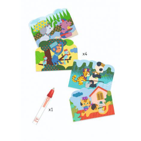 Set Djeco Pictura cu Apa, Joaca in Natura - imagine 2
