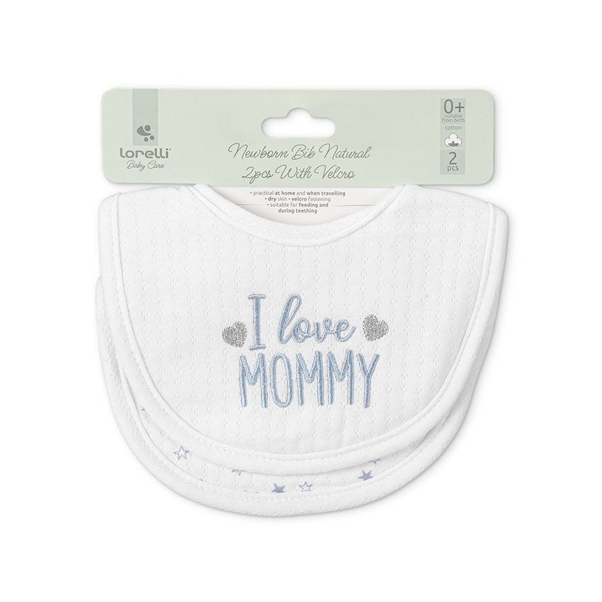 Lorelli Set 2 Bavete Bumbac - Protecție Haine - imagine 3