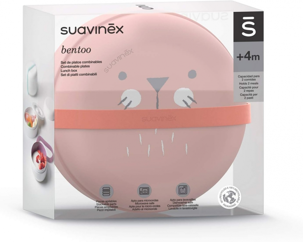 Set Boluri Pranz Suavinex Hygge, +4 Luni, Roz - imagine 5