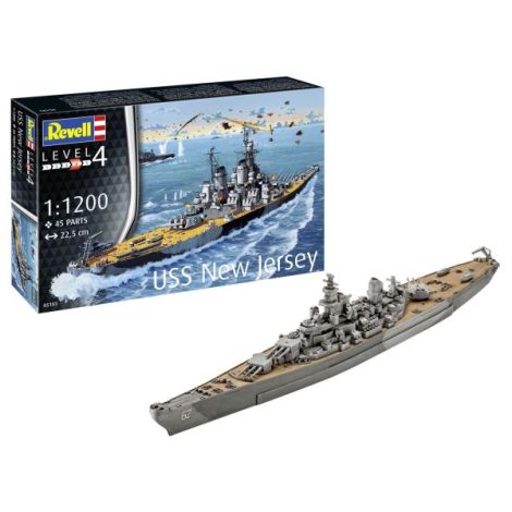Revell Navomodel USS New Jersey - Machetă Detaliată