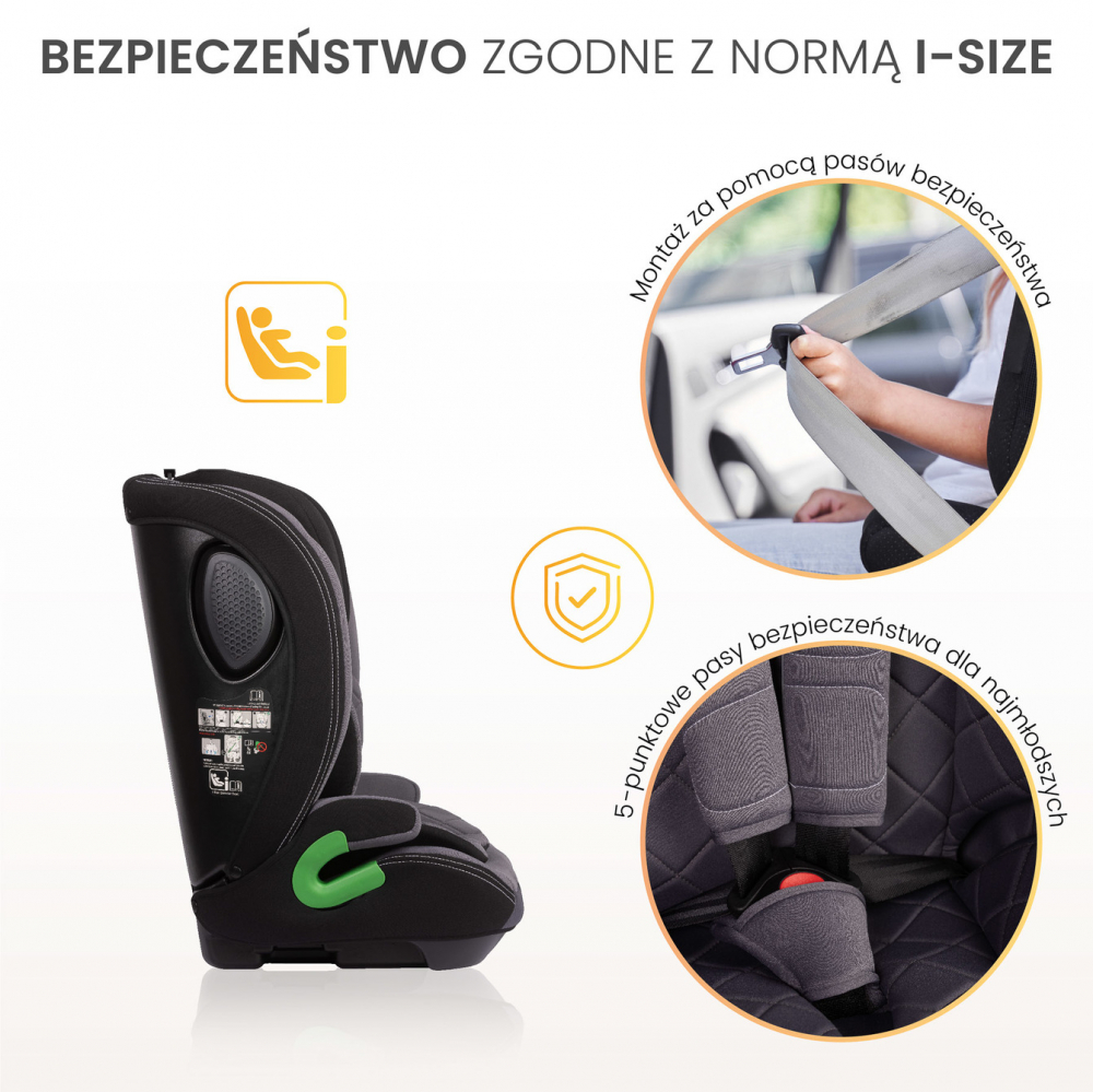 Scaun auto Caretero Vivo i-Size, sigurță superioară