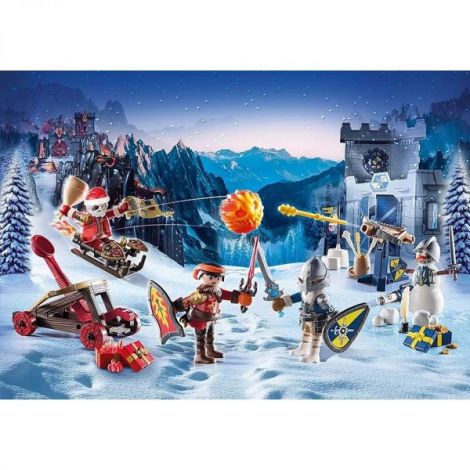 Playmobil Calendar Crăciun Novelmore - Bătăie Zăpadă - imagine 2