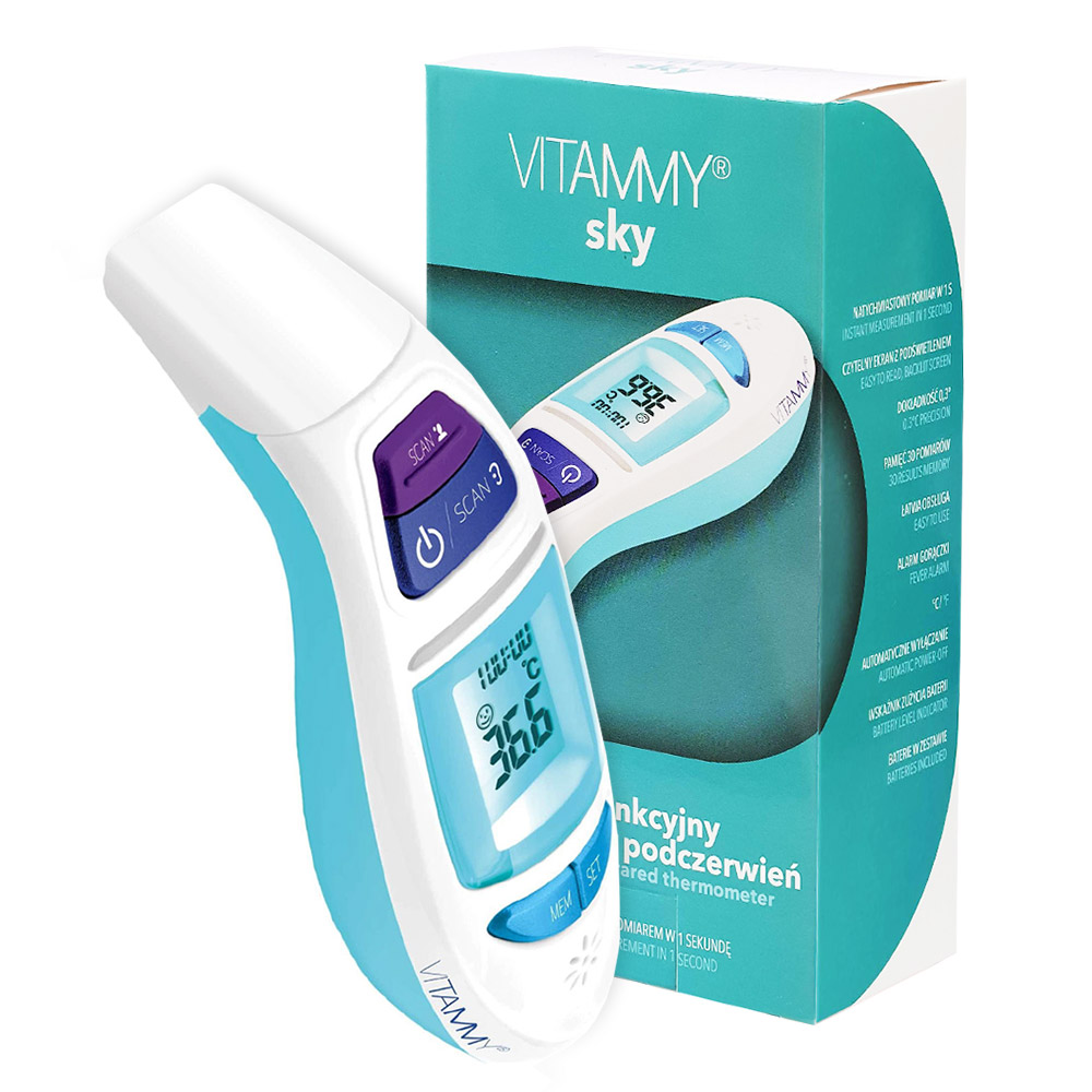 Termometru Digital Vitammy Sky 4 în 1, Infraroșu - imagine 4