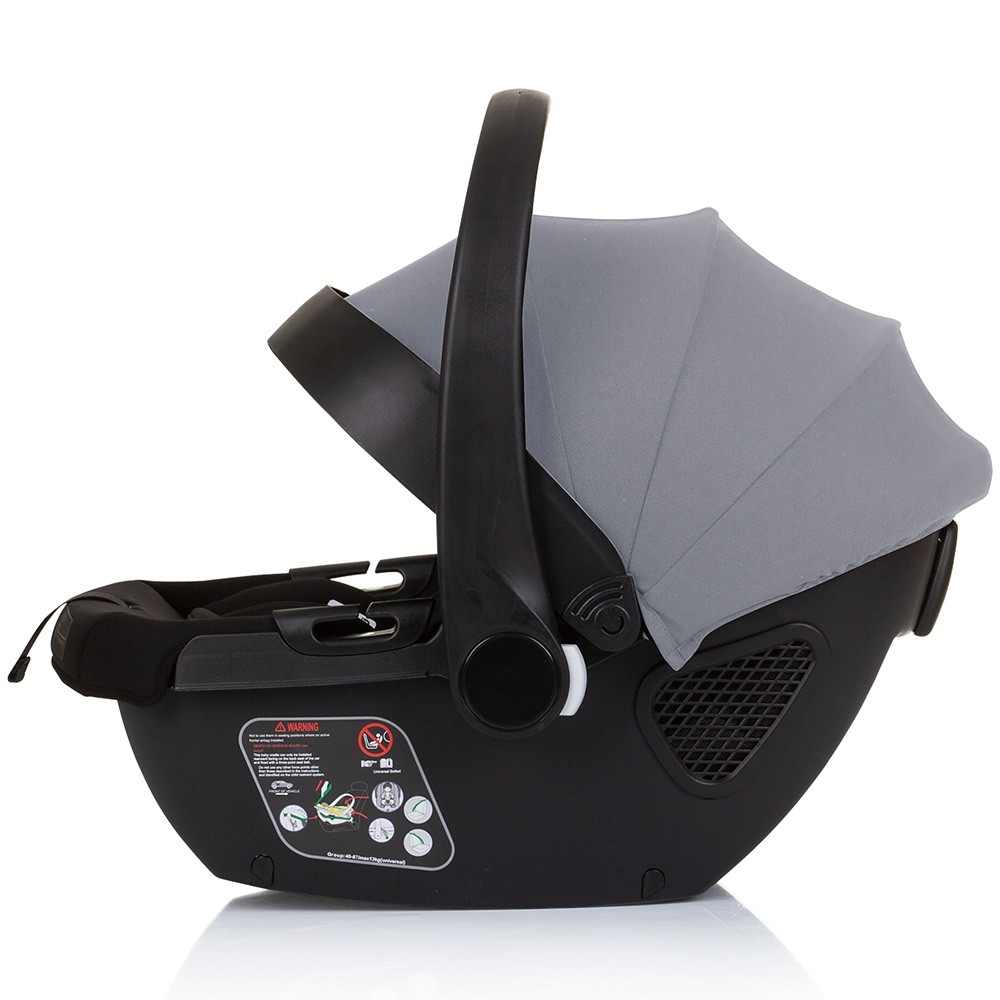 Carucior Chipolino Linea 3 in 1 Ash Grey, 0-22 kg - imagine 2