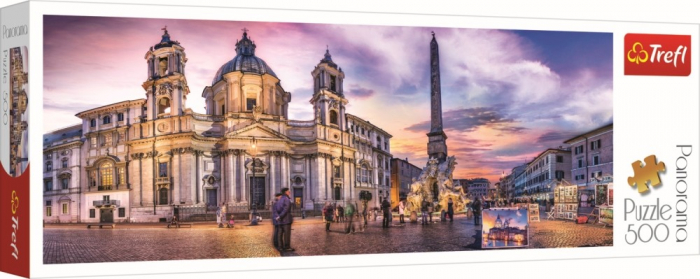 Puzzle Trefl Piata Navona, 500 piese