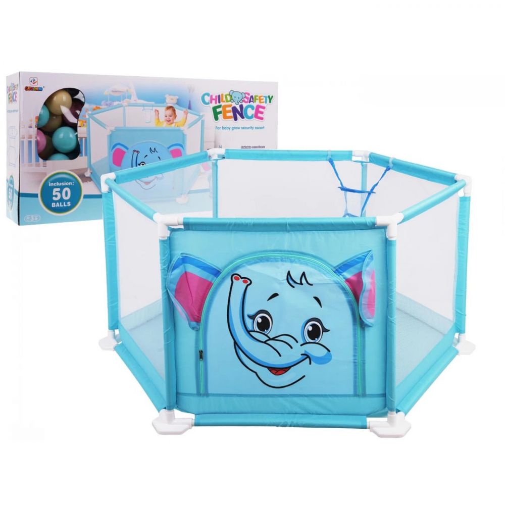 Tarc joacă copii Blue Elephant Ramiz | 50 bile