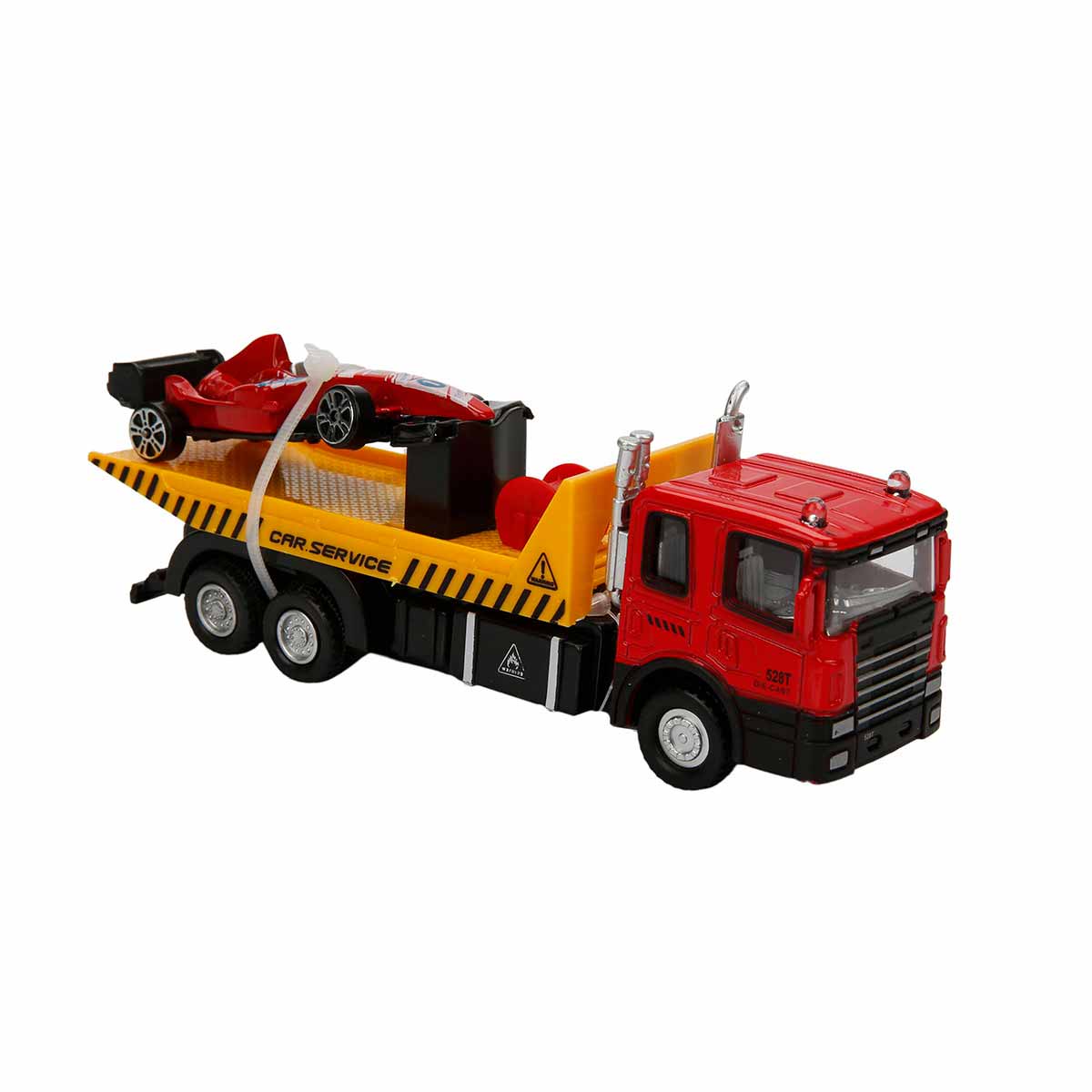 Set Camion Transportator Maxx Wheels cu Sunet și Lumini