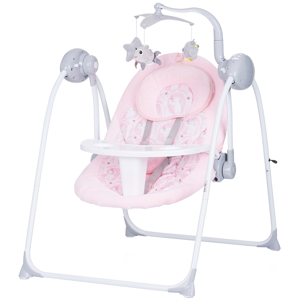 Leagan Electric Chipolino Nux Blush | Balansoar Copii - imagine 8