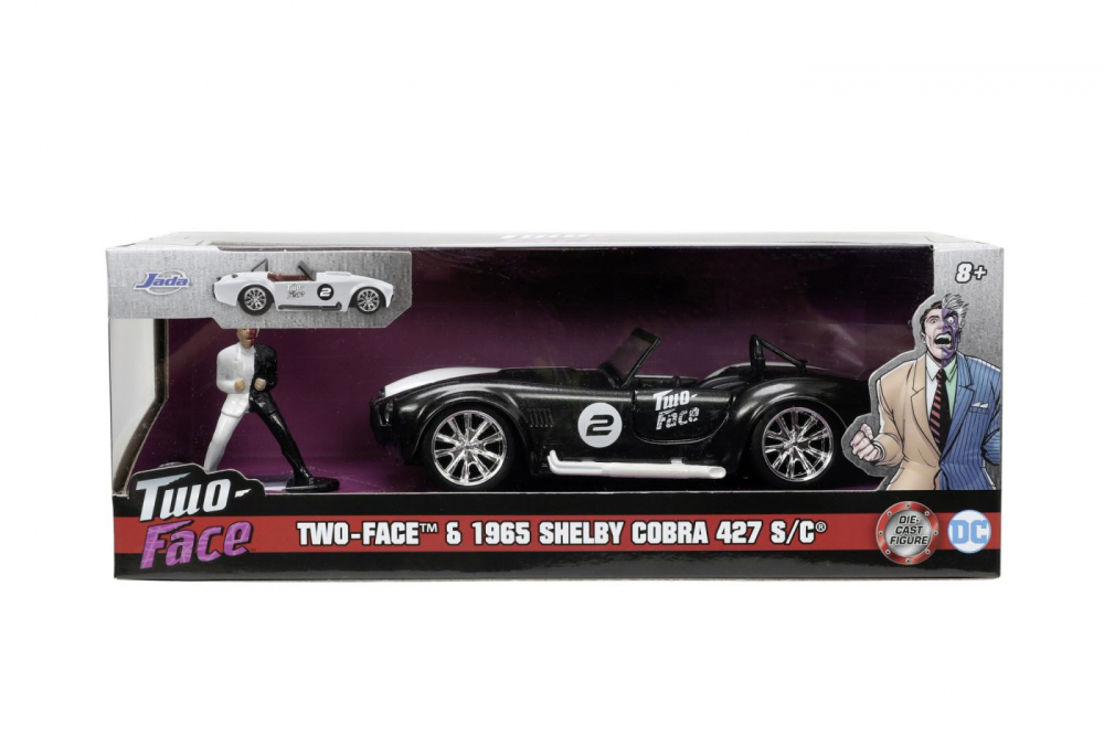 Jada Batman Set Two-Face & Masinuta Shelby Cobra 1:32