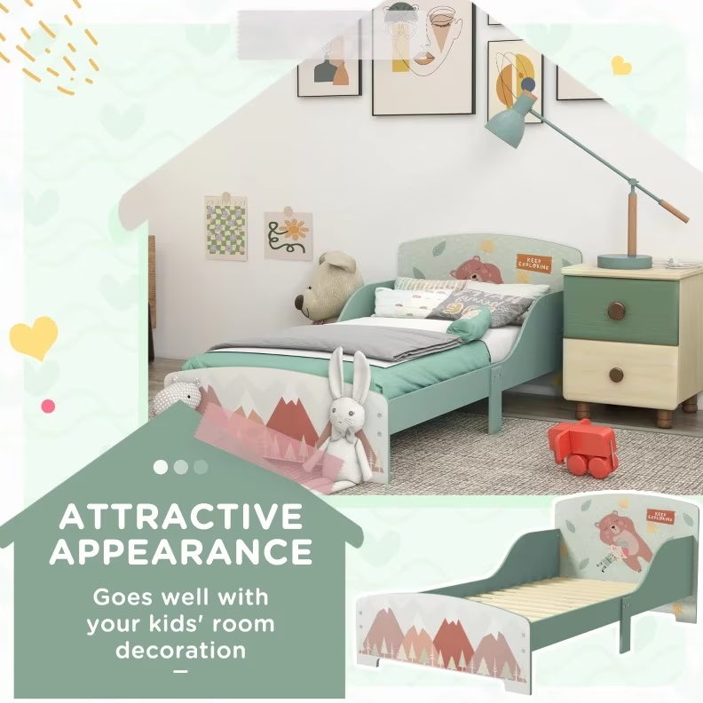 Pat junior Ginger Home 130x70 cu protecție