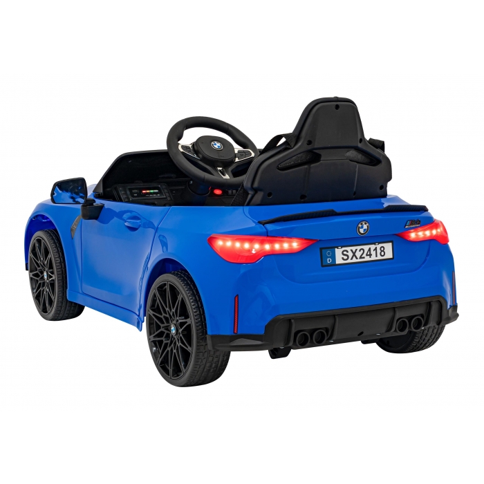 Masinuta Electrica BMW M4 Albastru 70W cu Telecomanda - imagine 8