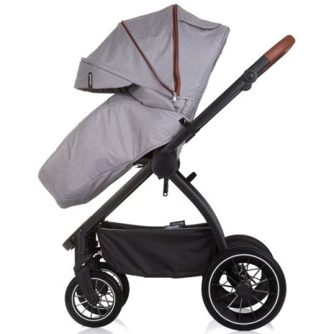 Chipolino Prestige 3 in 1 - Carucior Premium Cloud Grey - imagine 10