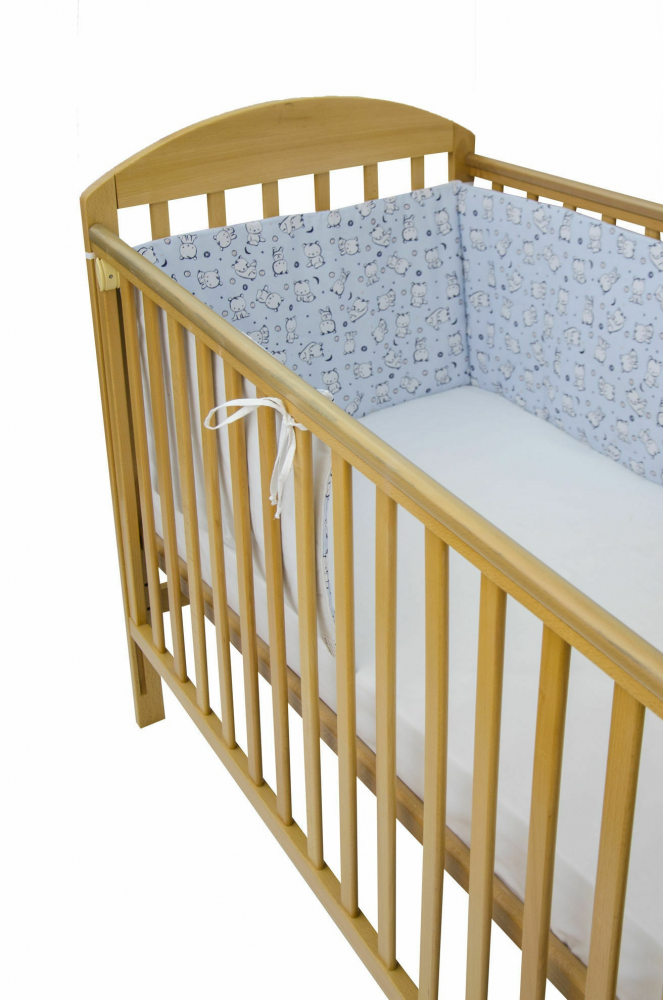 Set protecții patut bumbac Baby Bear | KidsDecor