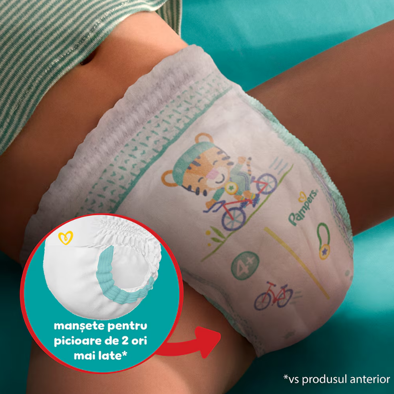Scutece Pampers Pants Size 7, 38 Buc | Anti-Scurgere - imagine 6