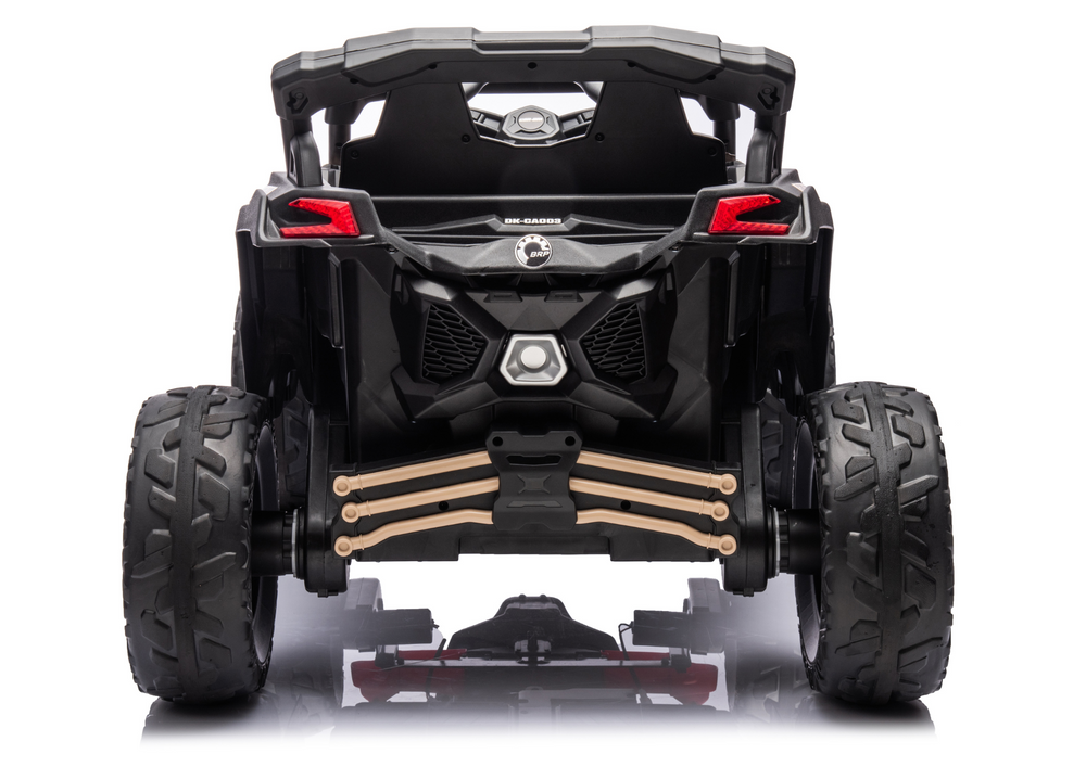 Masinuta Can Am UTV Electrica Leantoys - Kaki - imagine 7