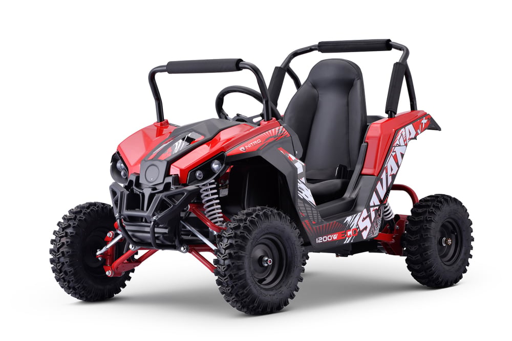 UTV Electric GoKid Savana 1200W 48V Roșu