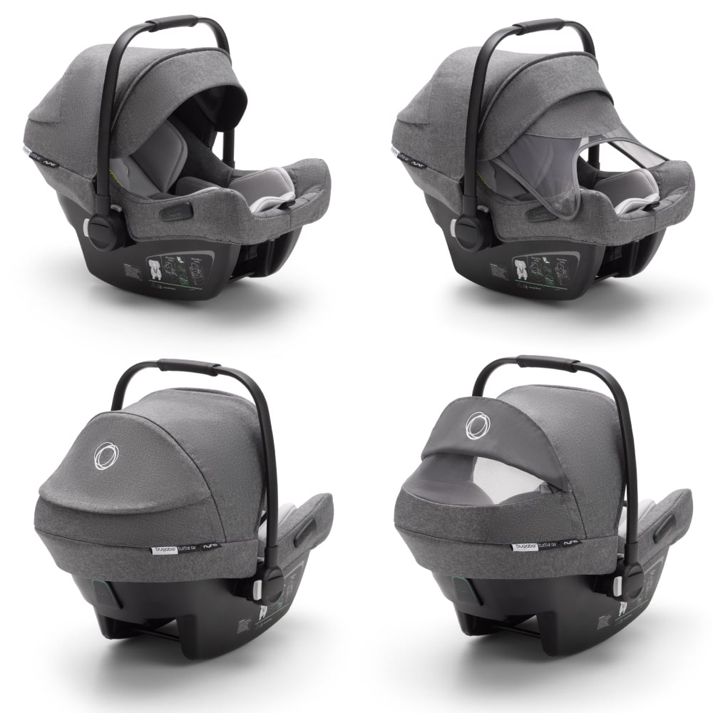 Scoica auto Bugaboo Turtle Air 360 Grey, Rotire 360° - imagine 2