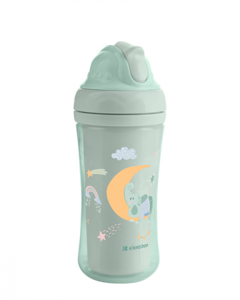 Cana Kikkaboo Moony Me cu Pai Silicon, 220ml - imagine 3