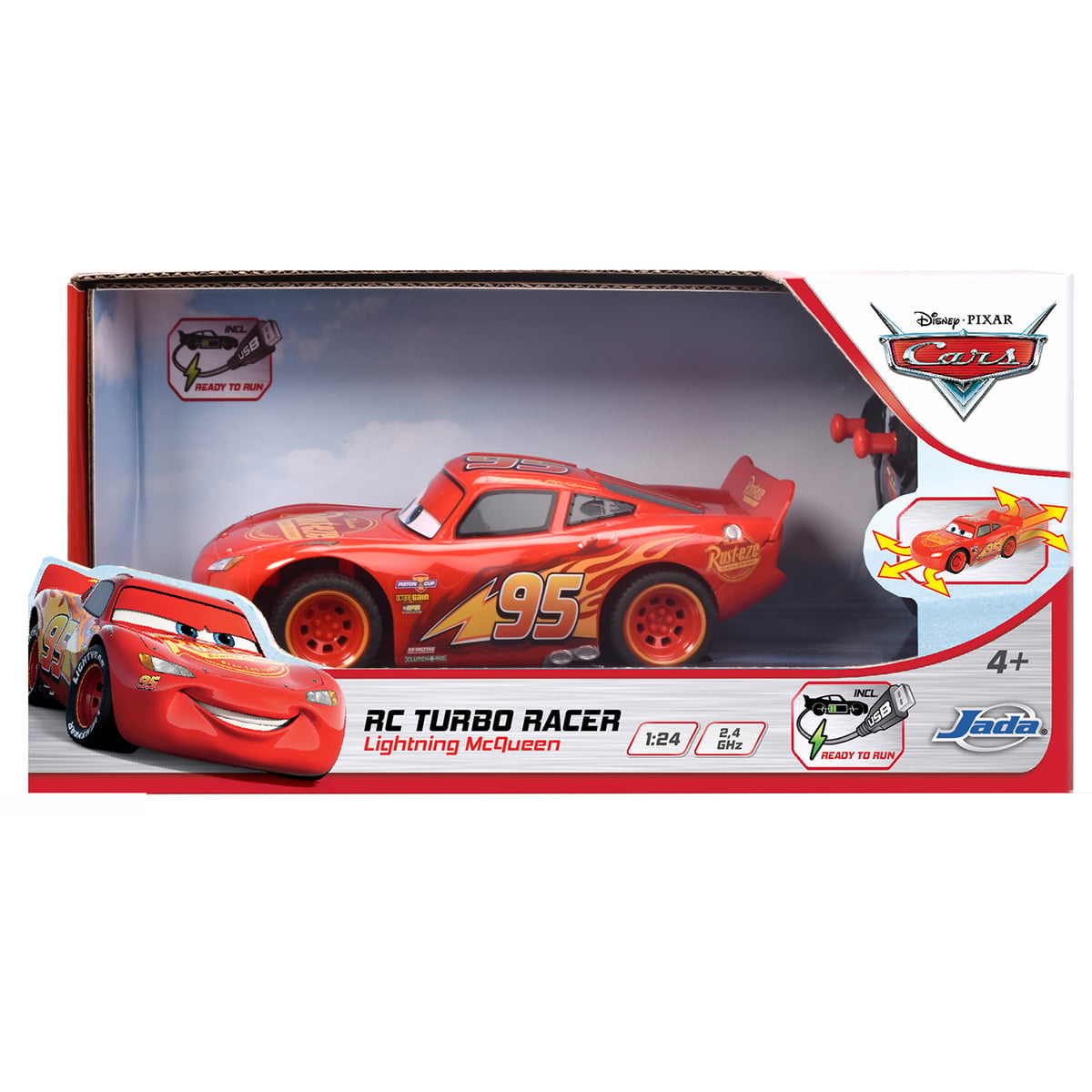 Jada Turbo Racer McQueen RC 1:24