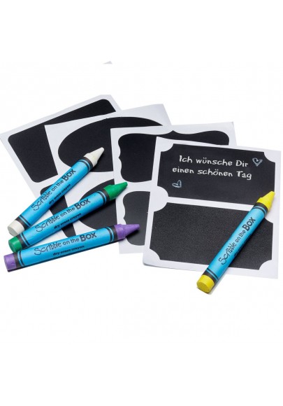 Set Creioane și Autocolante Drink in the Box - imagine 3