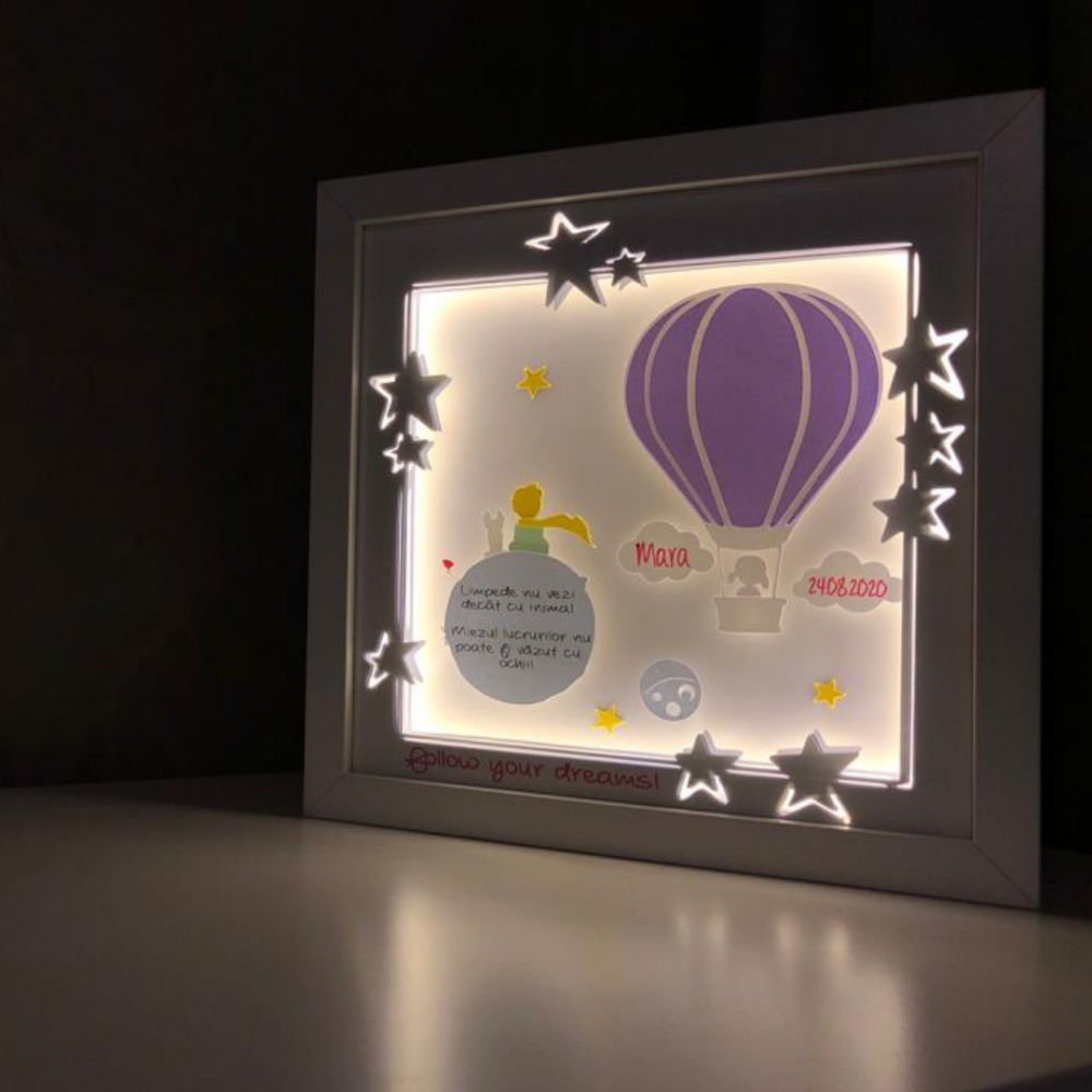 Tablou Luminos Fetita 036 | Decor Magic Noorhandmade
