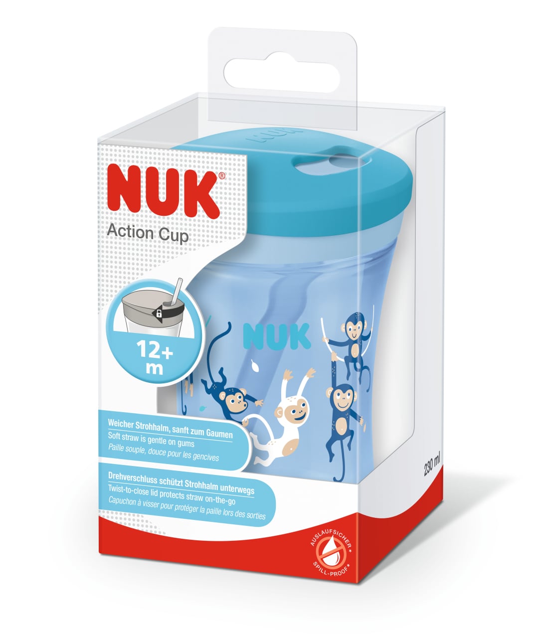 Cana Nuk Action cu Pai Anti-Curgere, 12+ Luni