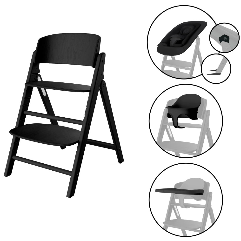 Scaun de Masa Cybex Click Fold 4-in-1, Negru