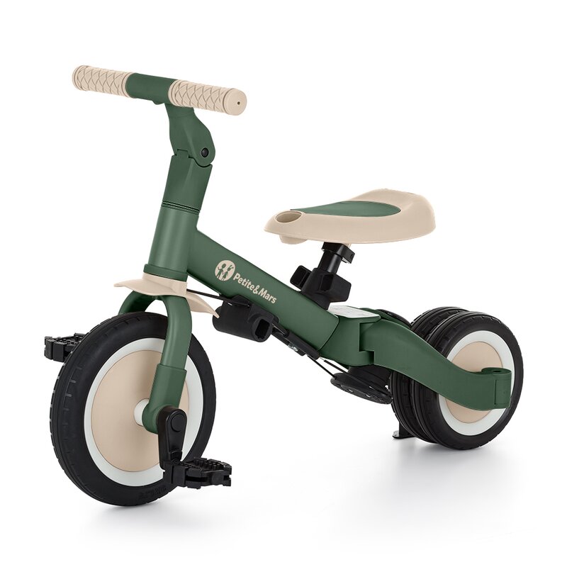 Tricicleta Petite&Mars Turbo 5 în 1, Verde - imagine 3