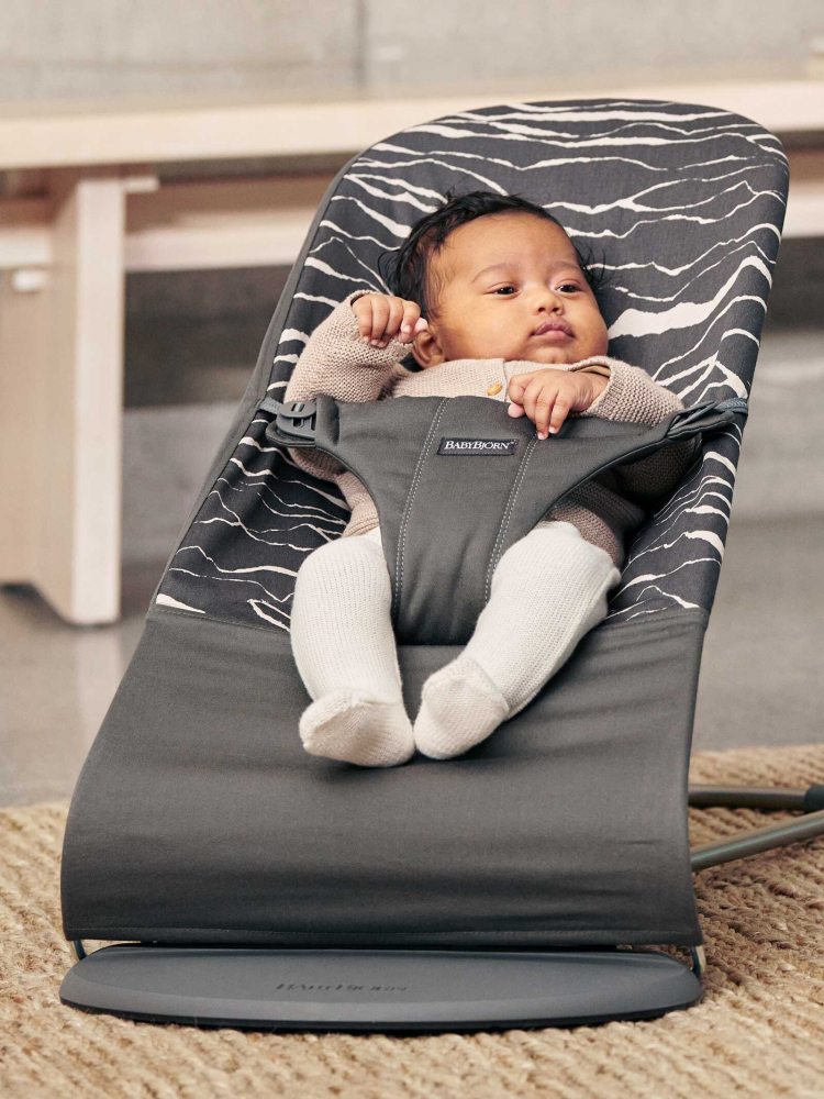 BabyBjorn Balansoar Bliss - Legănat Natural, Bumbac Premium - imagine 7