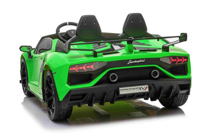 Mașinuță Lamborghini Aventador 12V 2 Locuri Verde - imagine 5