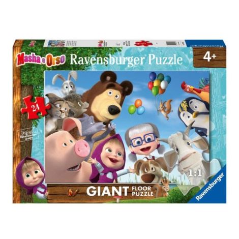 Puzzle Podea Masha și Ursul Ravensburger - imagine 2