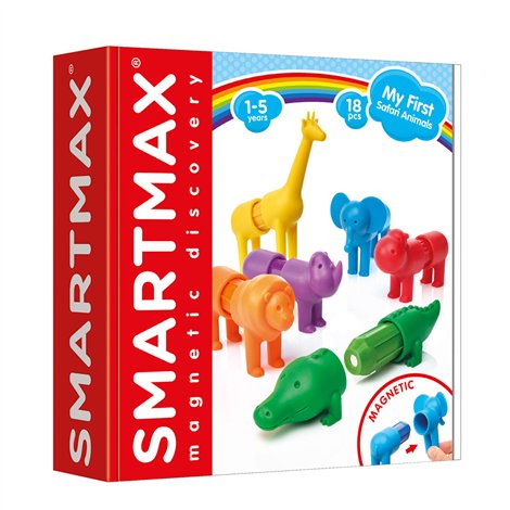 Smart Max Safari Joc Magnetic Educational 18 piese