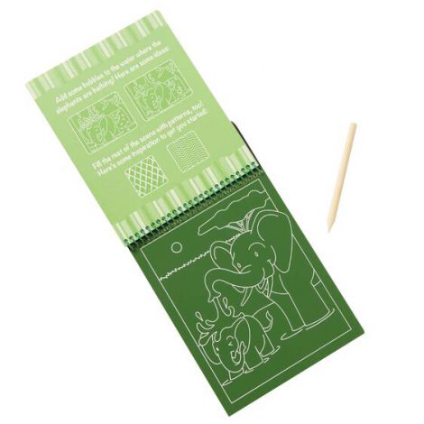 Carnet Scratch Safari Melissa & Doug - imagine 3