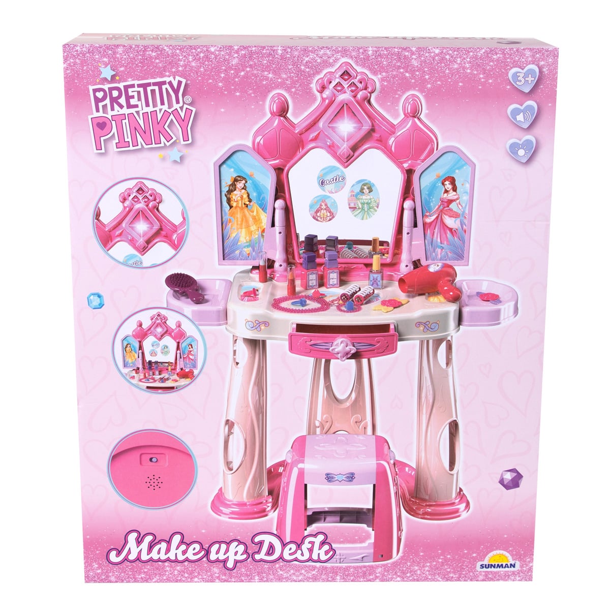 Masuta Infrumusetare Pretty Pinky cu Lumini si Sunete