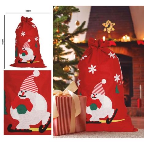 Sac Moș Crăciun Guirca | Decorat Magie Sărbători - imagine 2