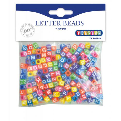 Set 300 Margele cu Litere Playbox | Creativitate