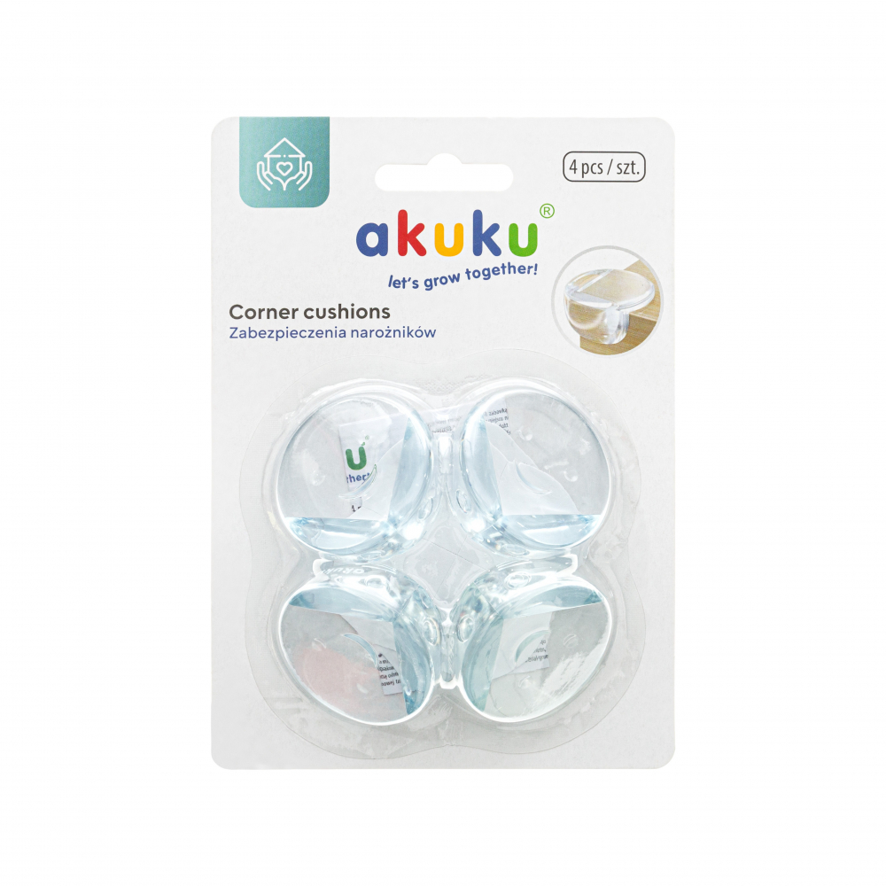 Set 4 Siguranțe Colțuri Akuku Transparent - imagine 2