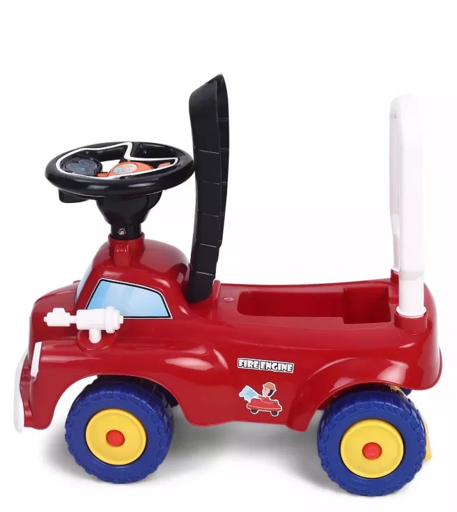 Mașinuță Pompieri Nicekids, Fără Pedale, cu Sunete - imagine 5
