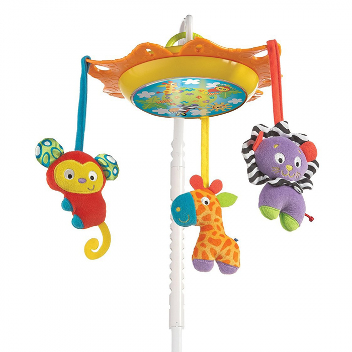 Carusel Muzical Playgro cu Proiector Jungle