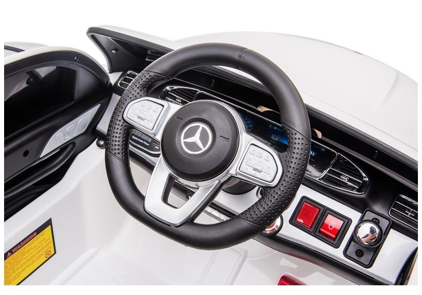 Masinuta Electrica Mercedes GLE450 12V, Alb, 2.4GHz - imagine 6